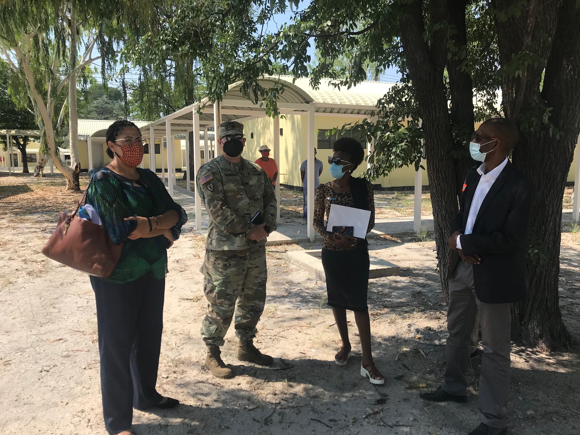 U.S. government funds COVID-19 isolation clinics across Botswana