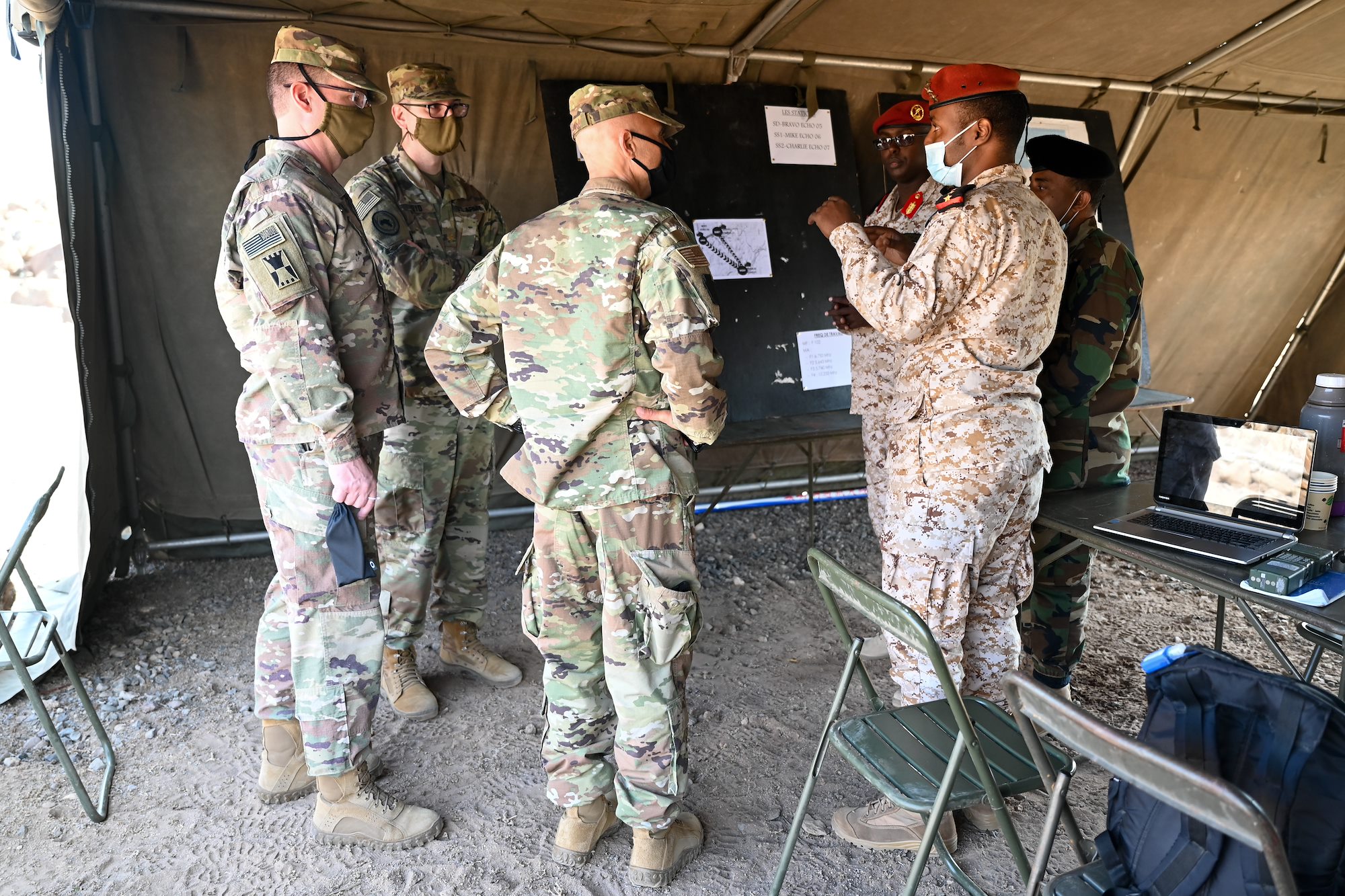 CJTF-HOA, Djiboutian military partner in 4-day signal exercise