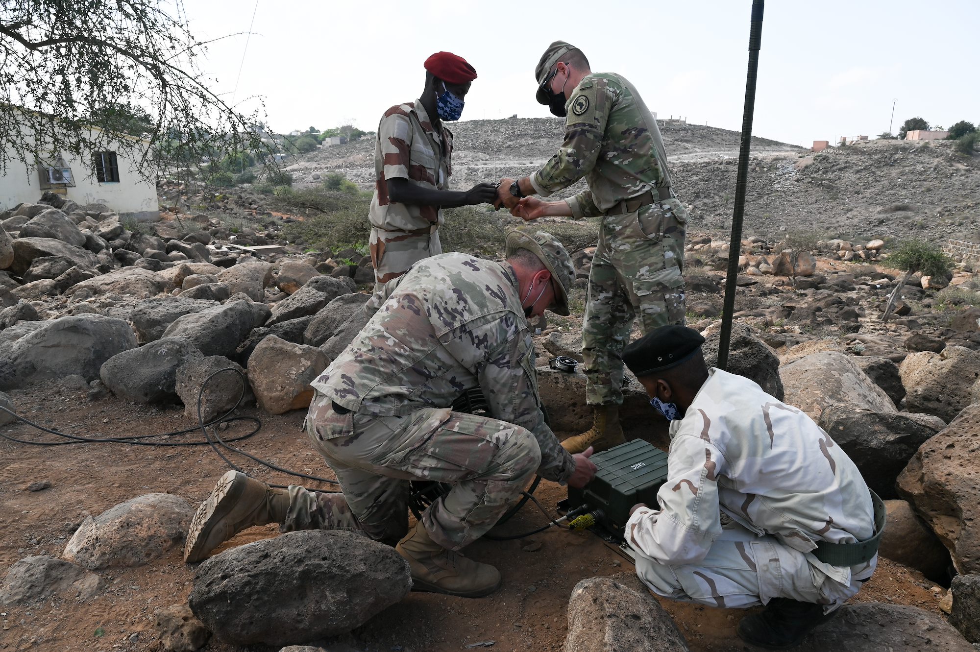 CJTF-HOA, Djiboutian military partner in 4-day signal exercise