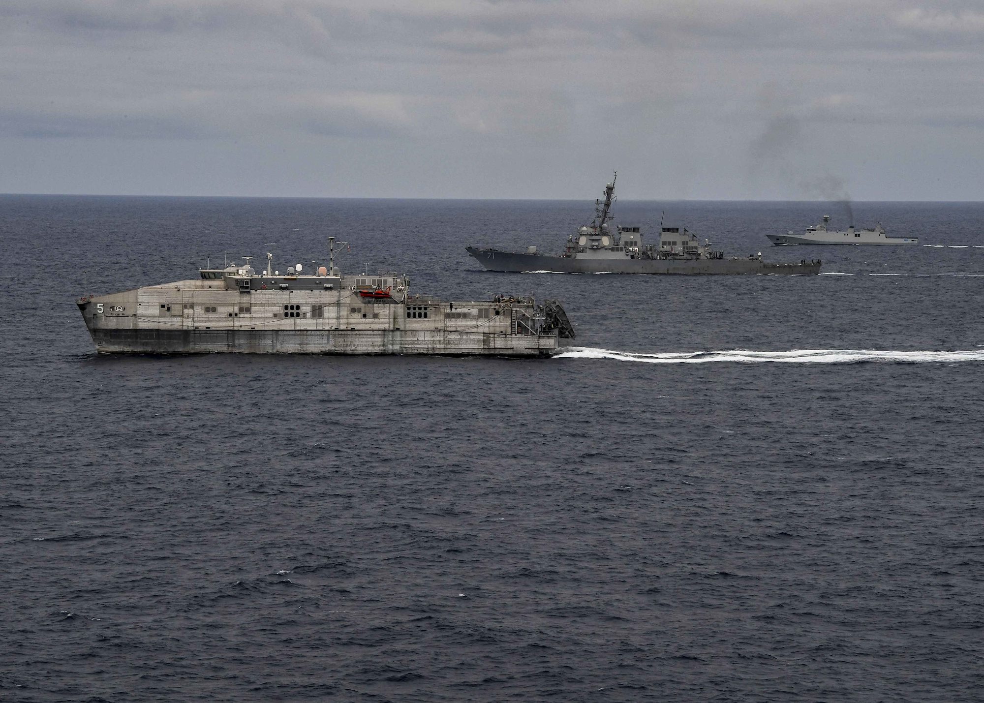 U.S. Naval Forces Africa ships participate in exercise African Lion