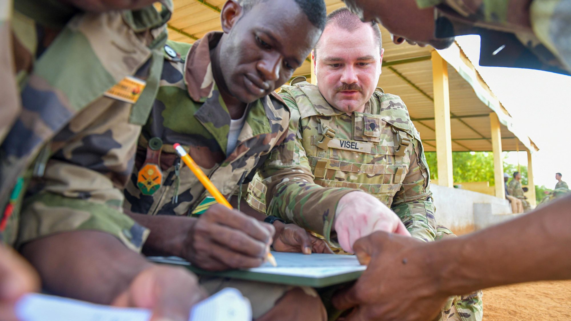 U.S, Niger forces conduct joint mortar training event