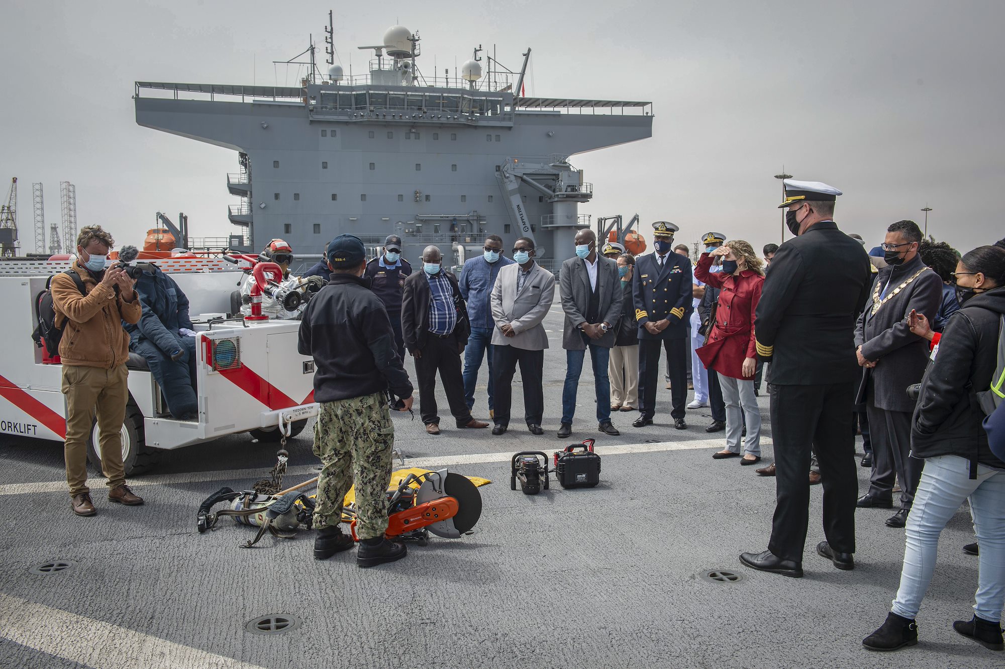 USS Hershel "Woody" Williams port visit fosters relationship with Namibian Navy