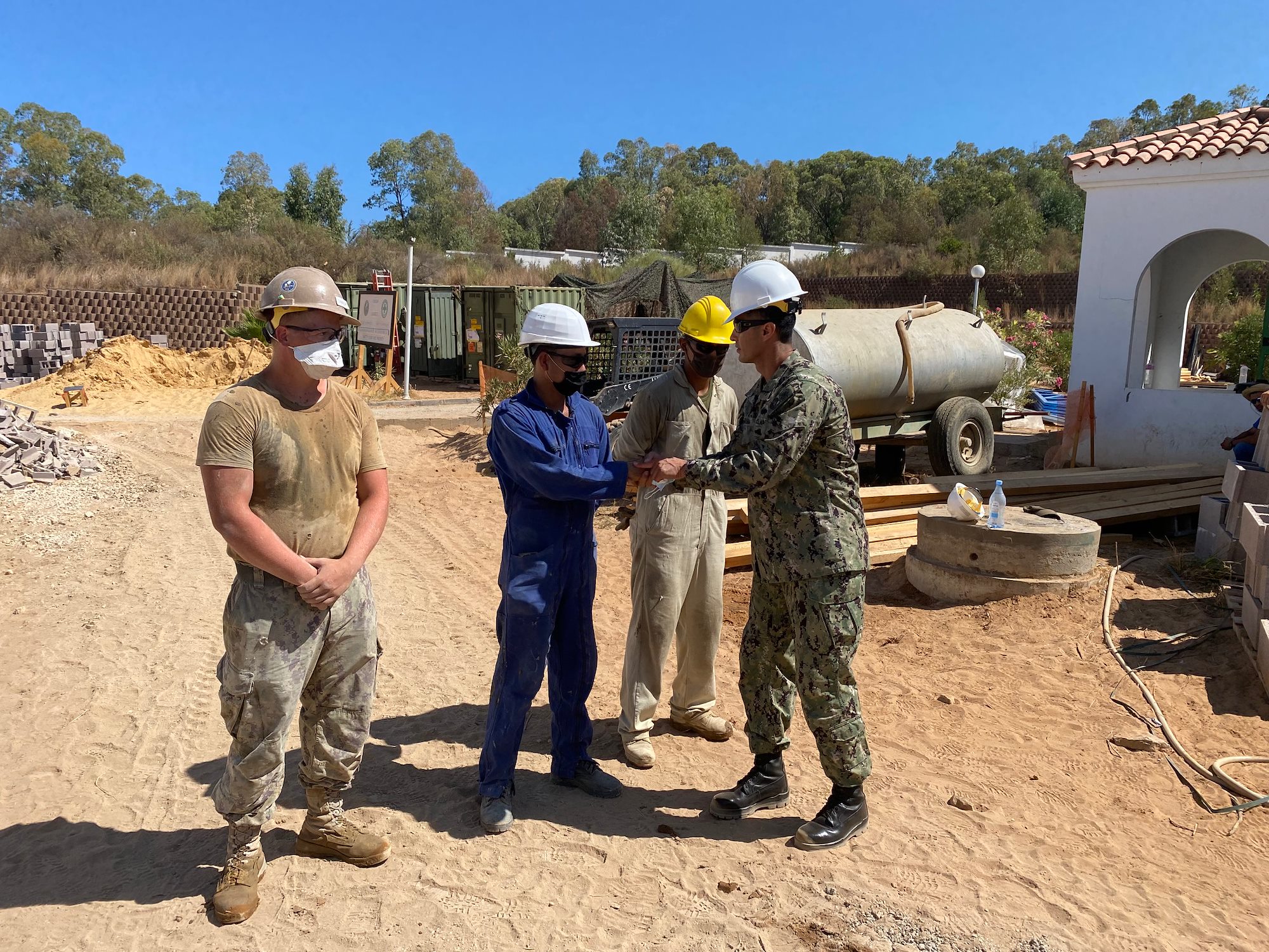 Seabees construct new ward at Tunisian hospital to support covid, future response needs