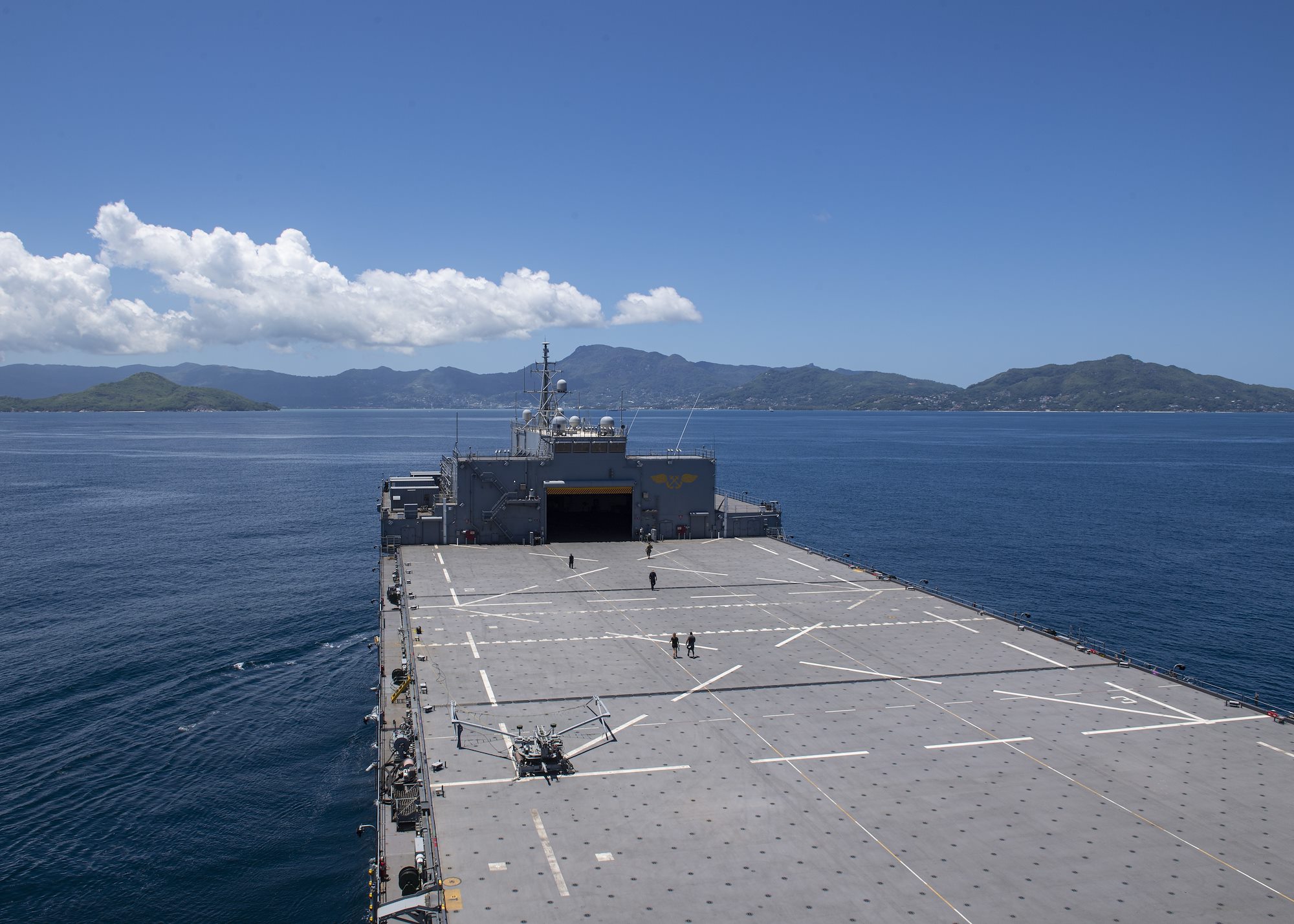 USS Hershel “Woody” Williams Arrives in Seychelles