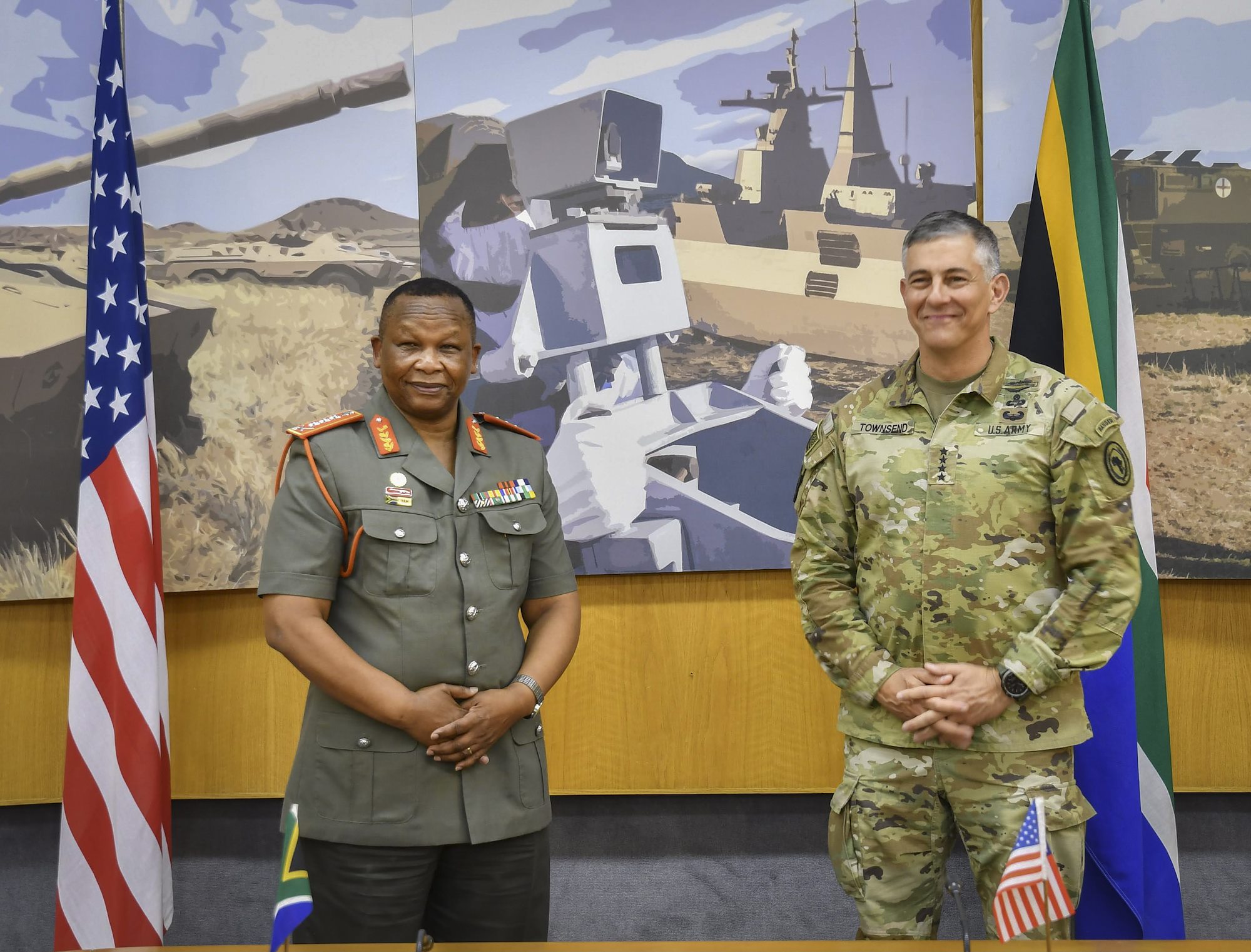 Gen. Townsend visits Mozambique, South Africa, Botswana to advance mutual security interests