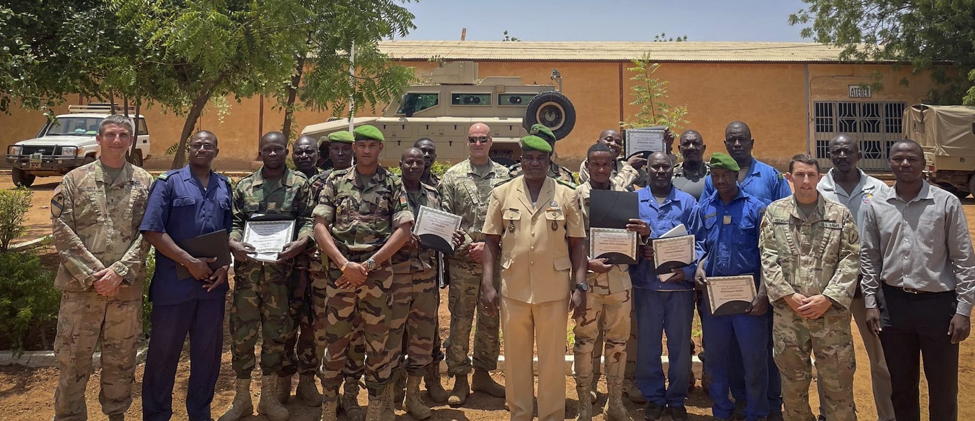 Indiana National Guard trains Nigerien military mechanics