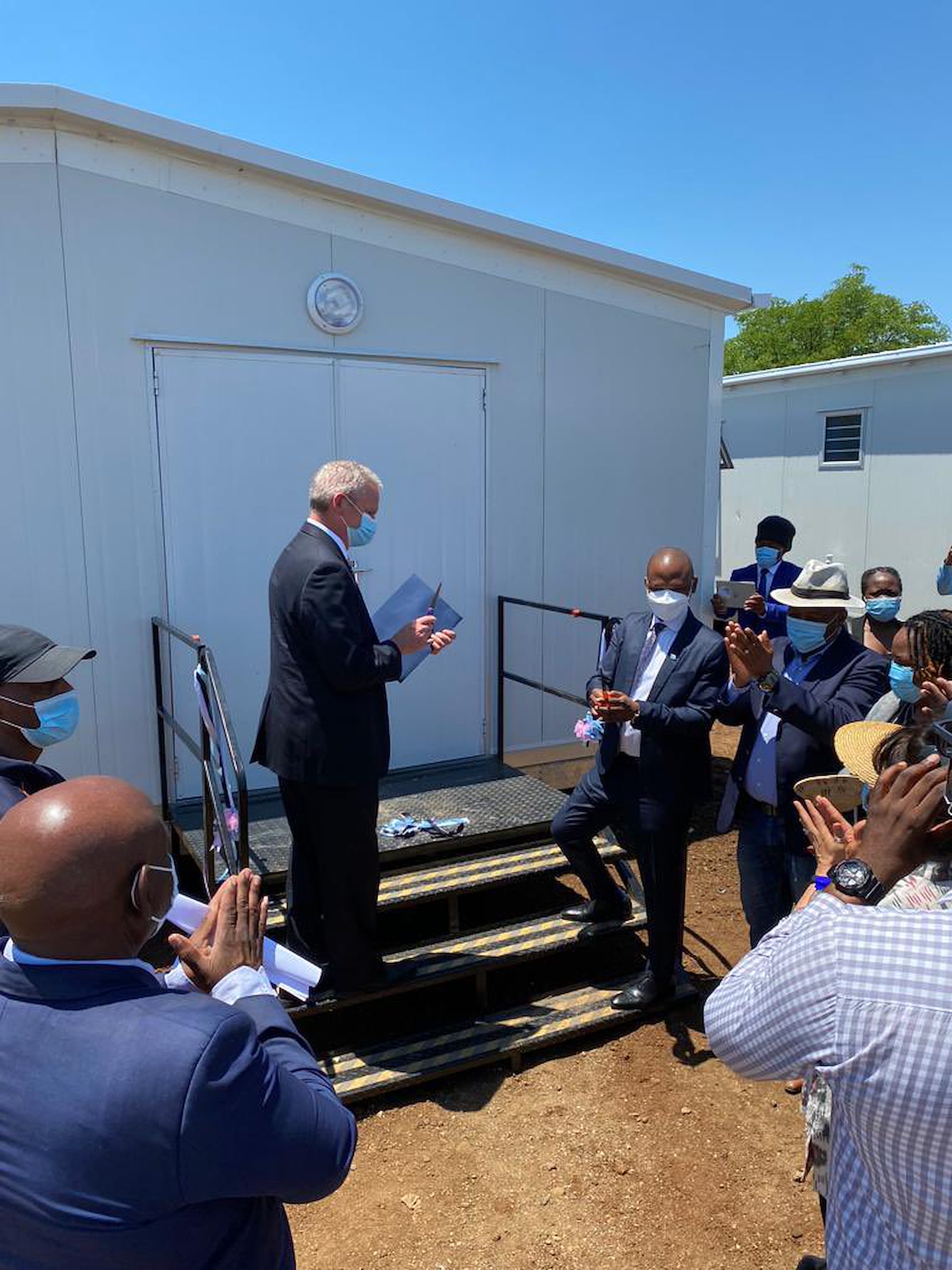 U.S. donates isolation facilities in Botswana to support pandemic mitigation