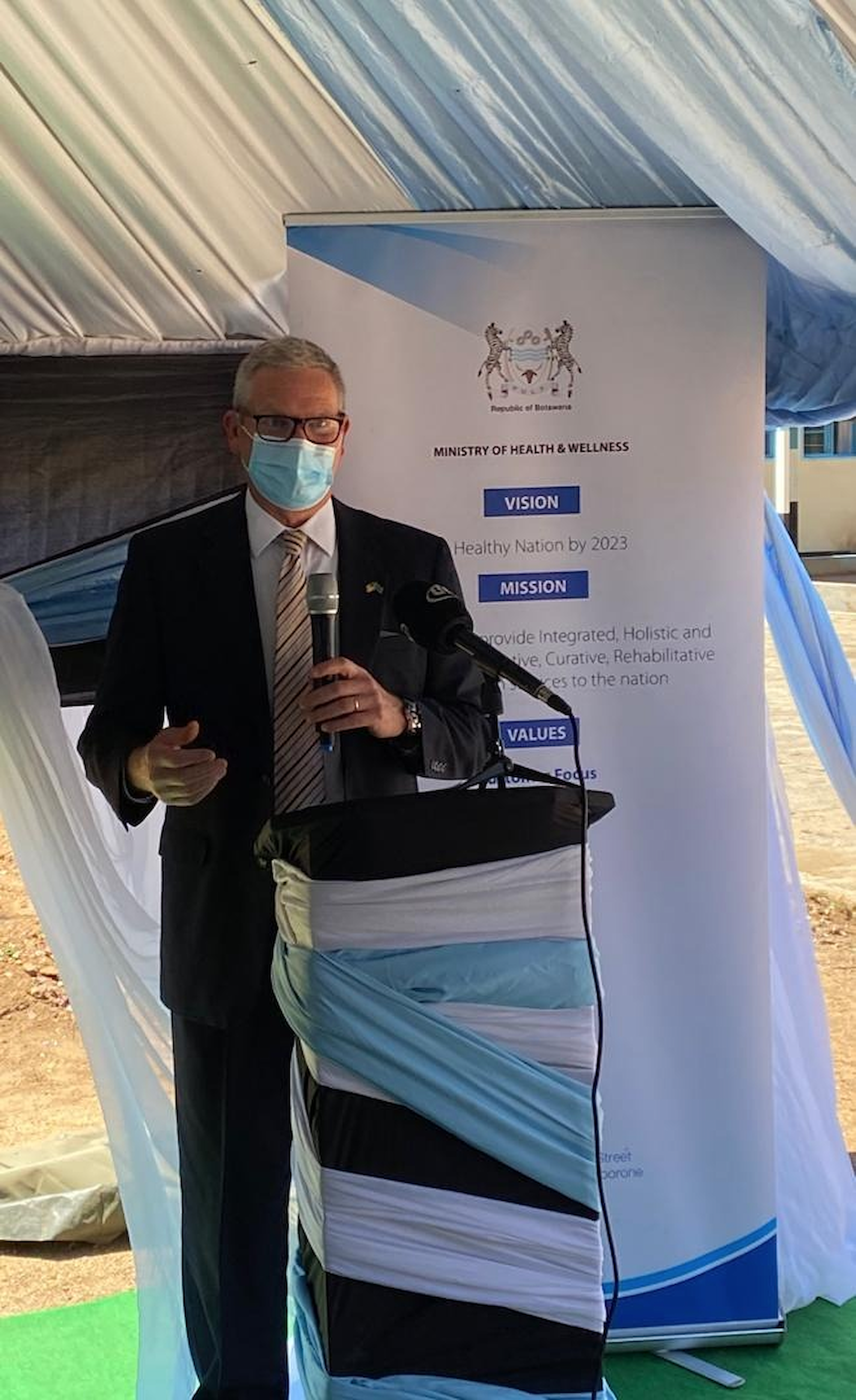 U.S. donates isolation facilities in Botswana to support pandemic mitigation