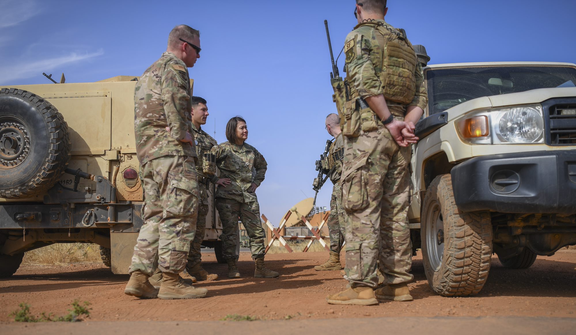 U.S. Air Force's top non-commissioned officer visits Niger