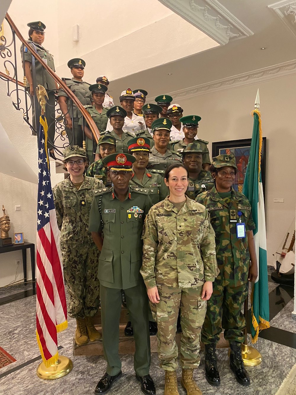 Discussing women, peace, and security with Nigerian partners