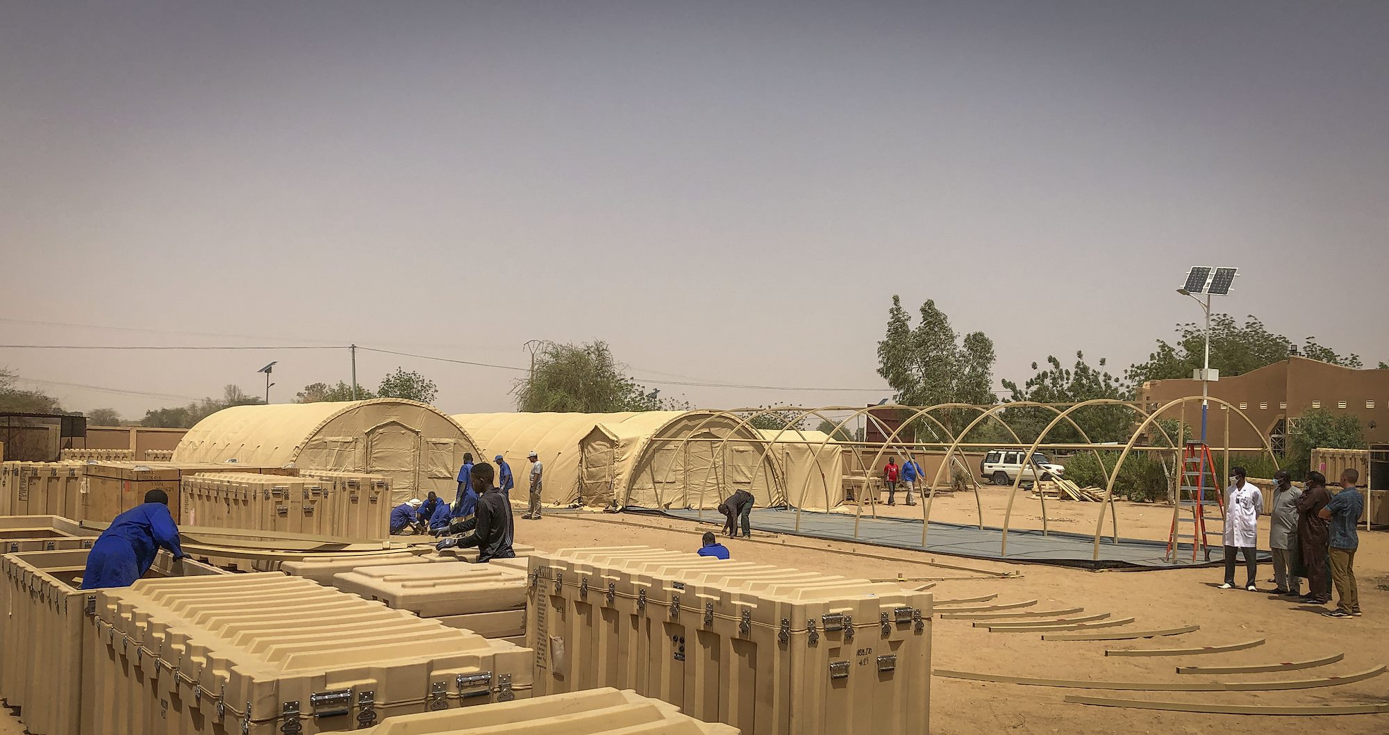 Donated field hospital increases care capacity in Agadez, Niger