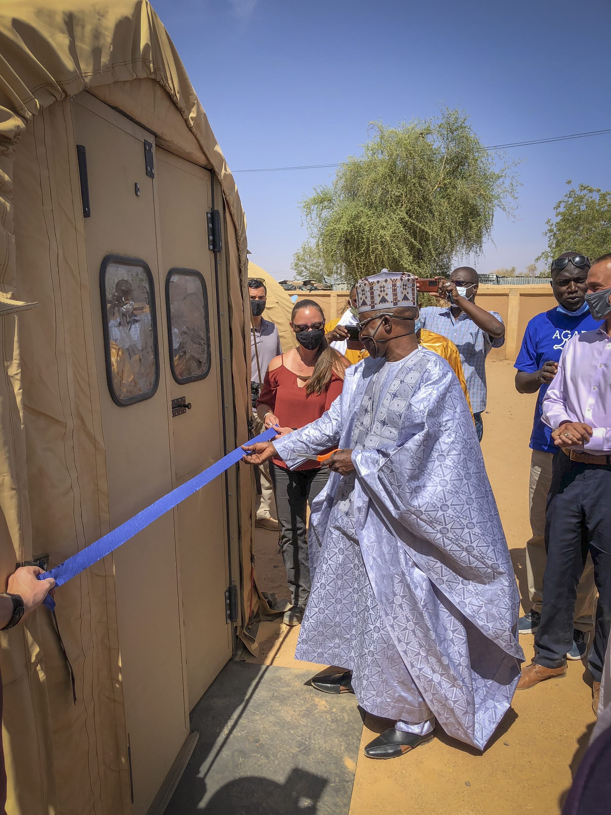 Donated field hospital increases care capacity in Agadez, Niger