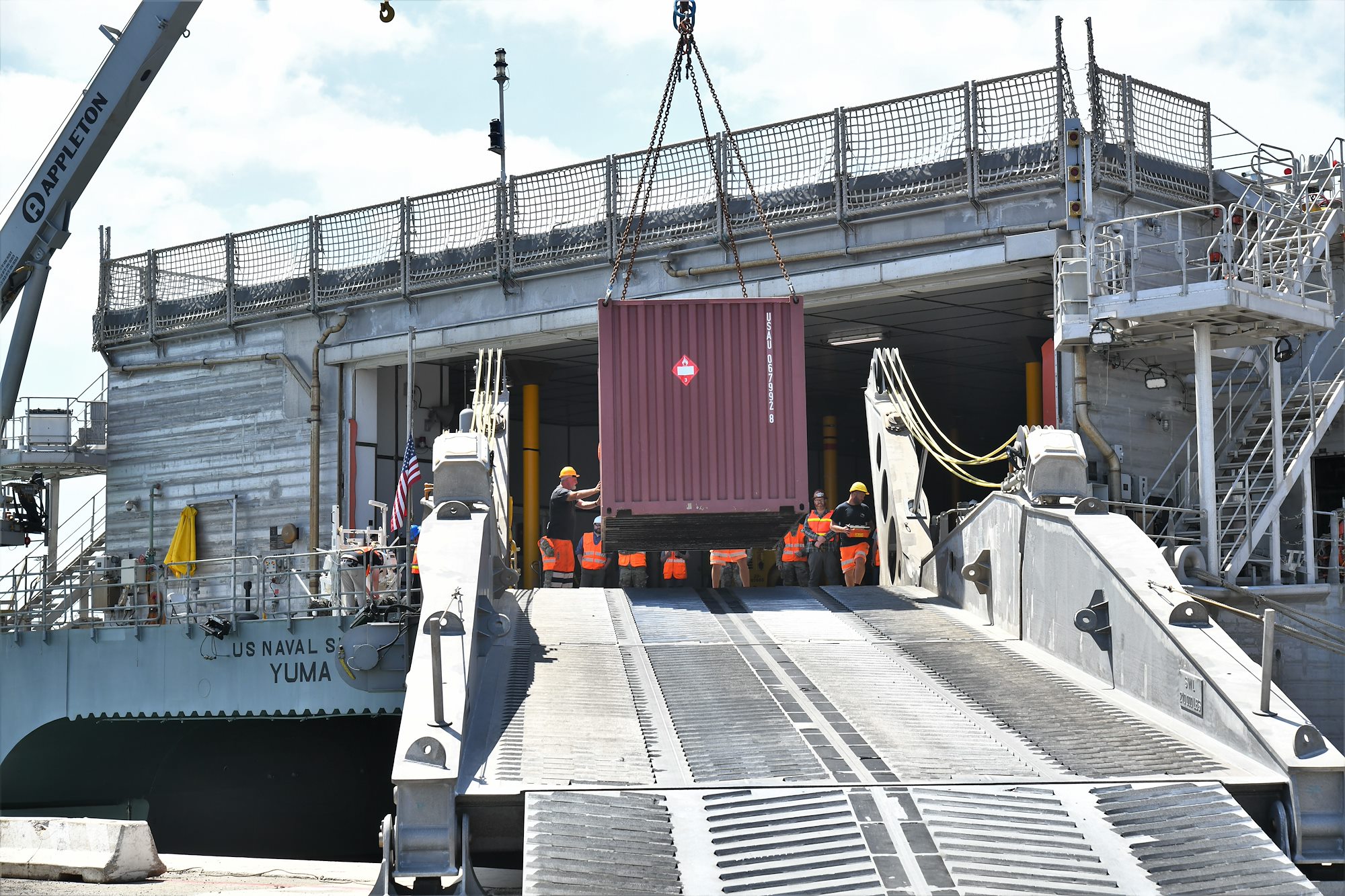 Port operations move equipment, supplies in preparation of African Lion