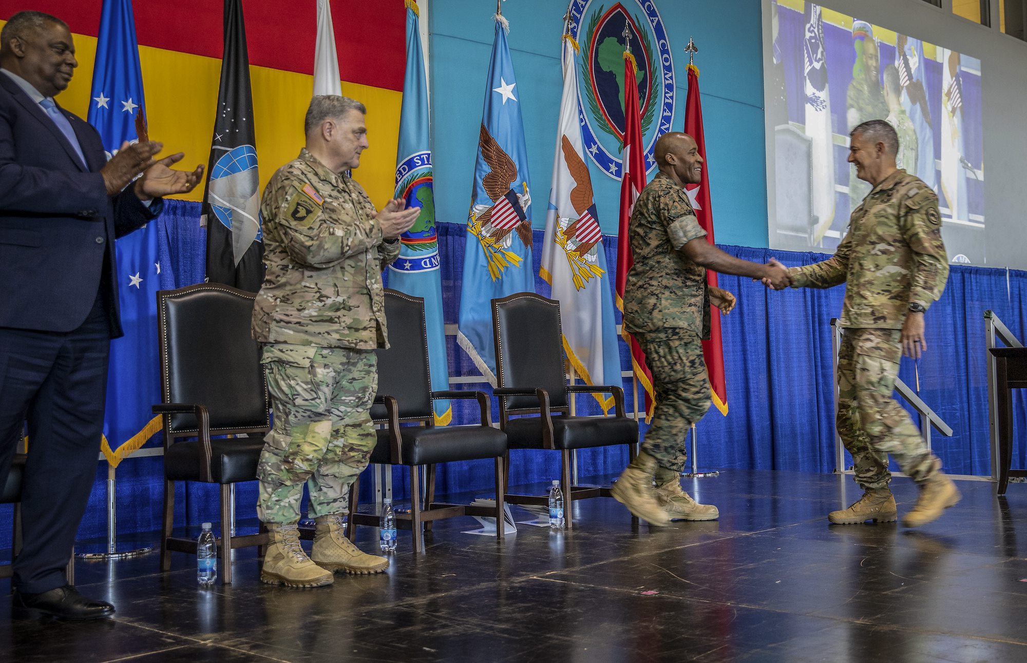 U.S. Africa Command welcomes new leader