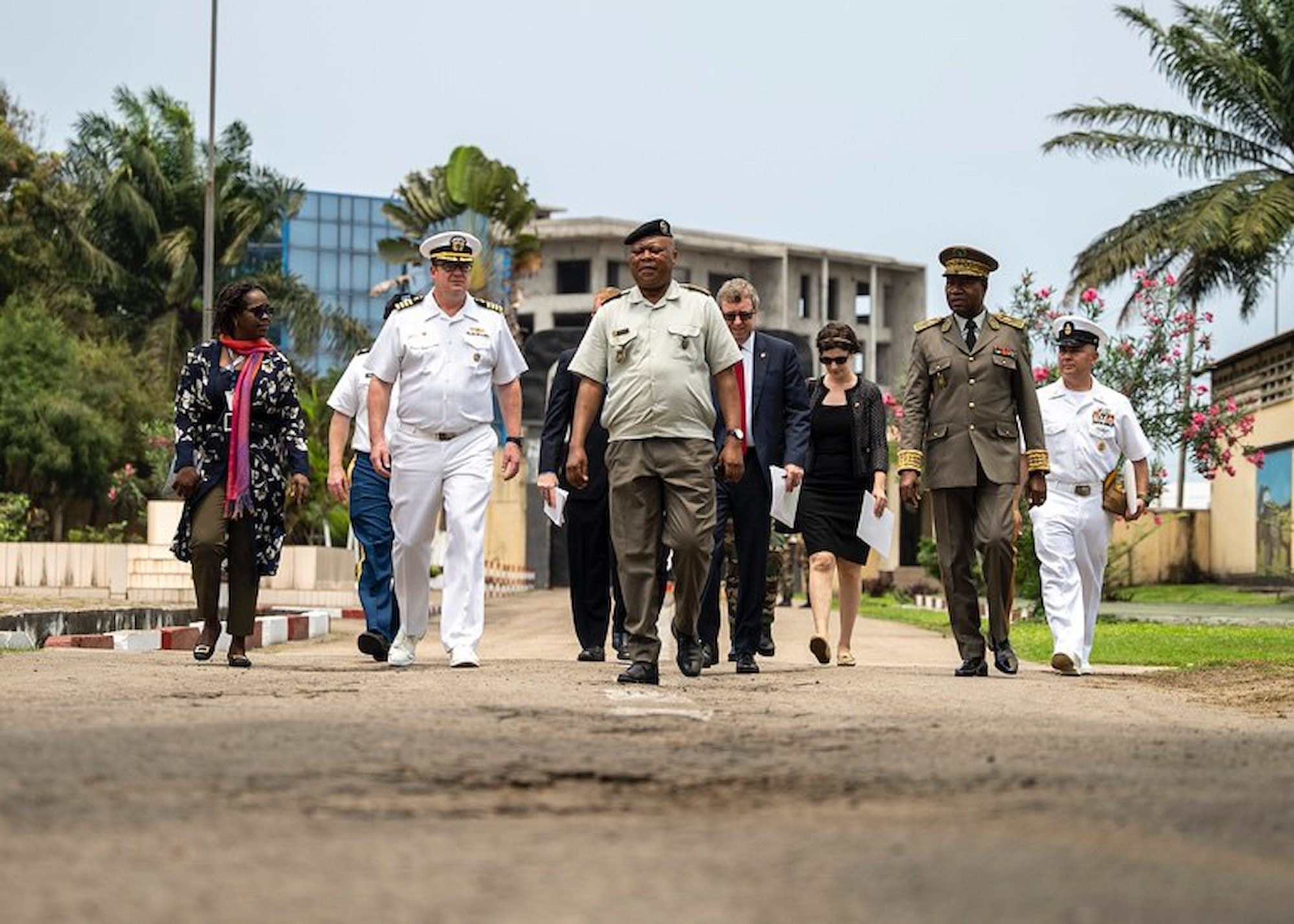 ROC Congolese government, military and community leaders join HWW port visit