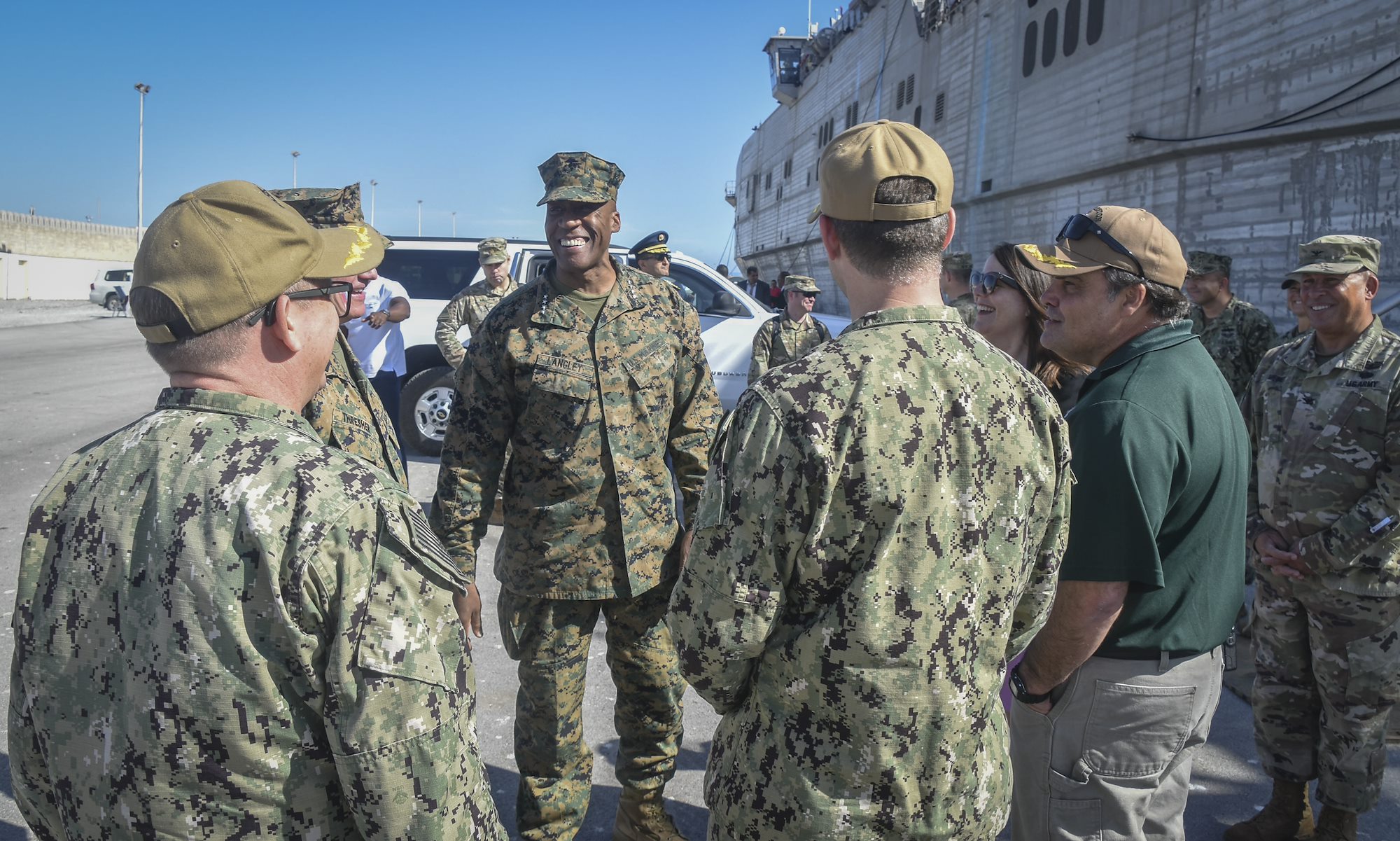 Gen. Langley makes first visit to North Africa as commander