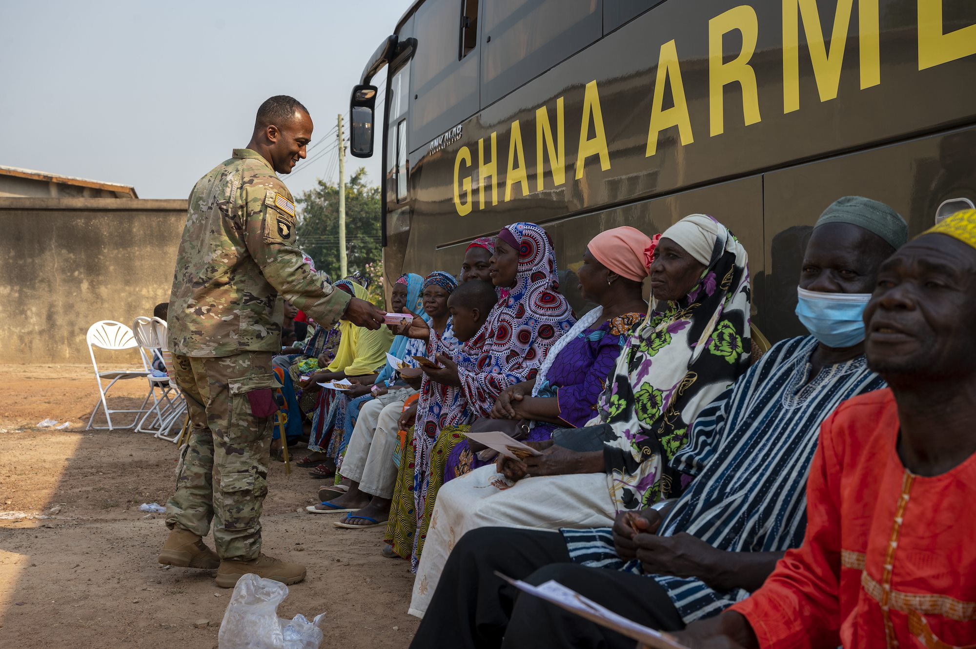 Civil affairs, Ghanaian soldiers conduct MEDCAP in Bole