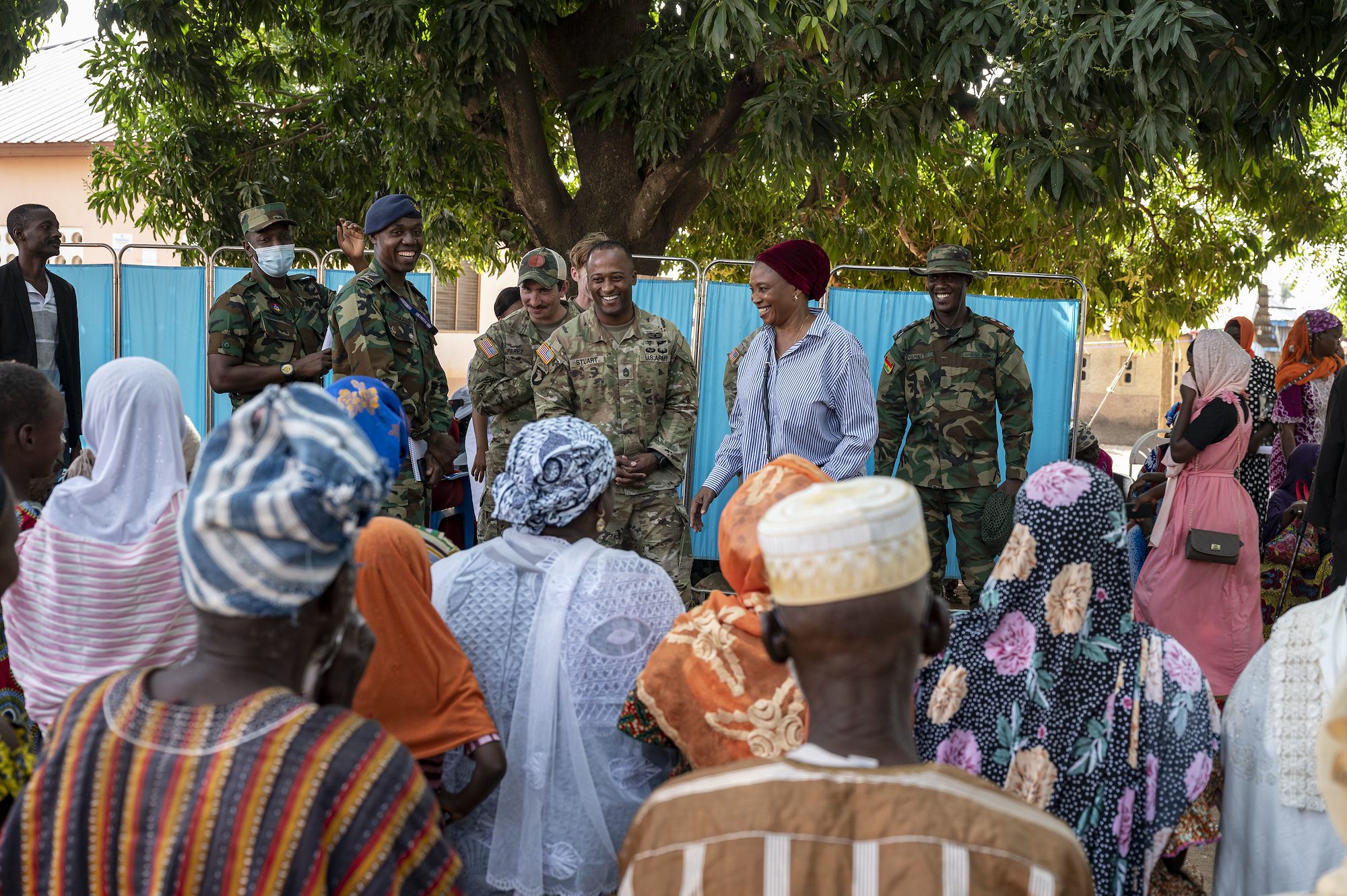 Civil affairs, Ghanaian soldiers conduct MEDCAP in Bole