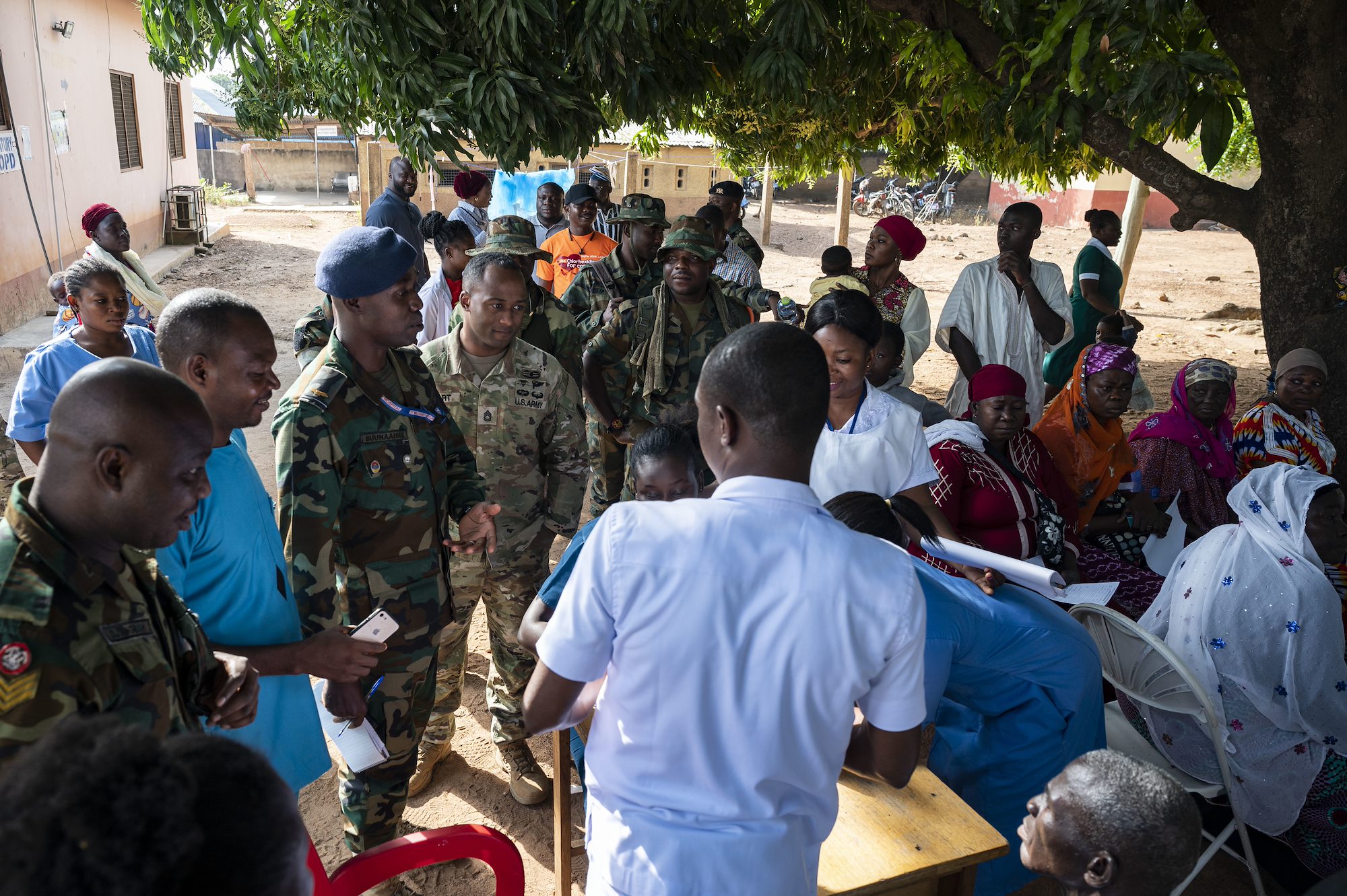 Civil affairs, Ghanaian soldiers conduct MEDCAP in Bole