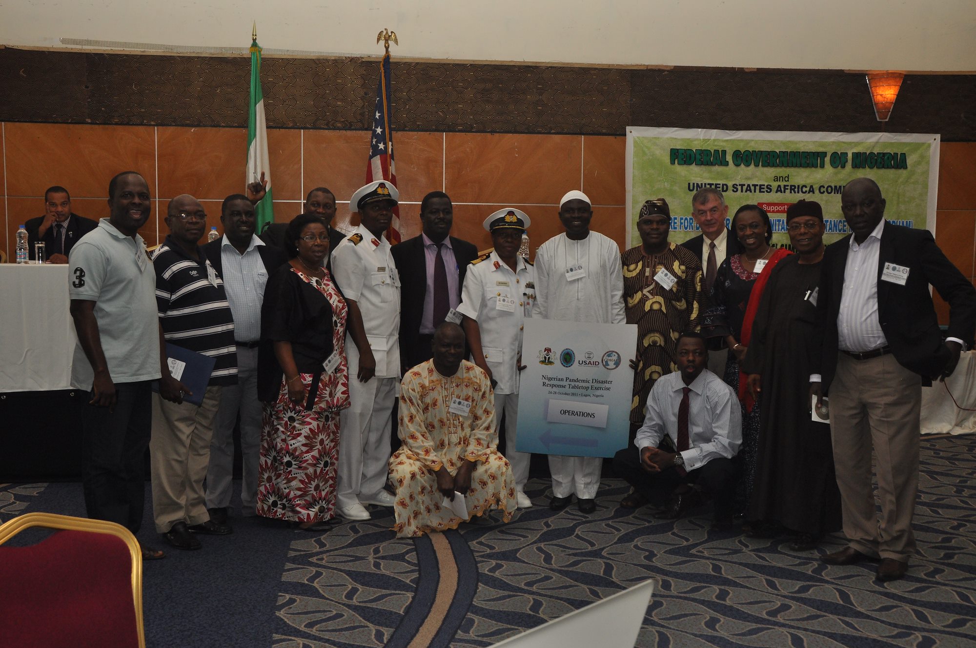 Pandemic disaster response exercise in Nigeria