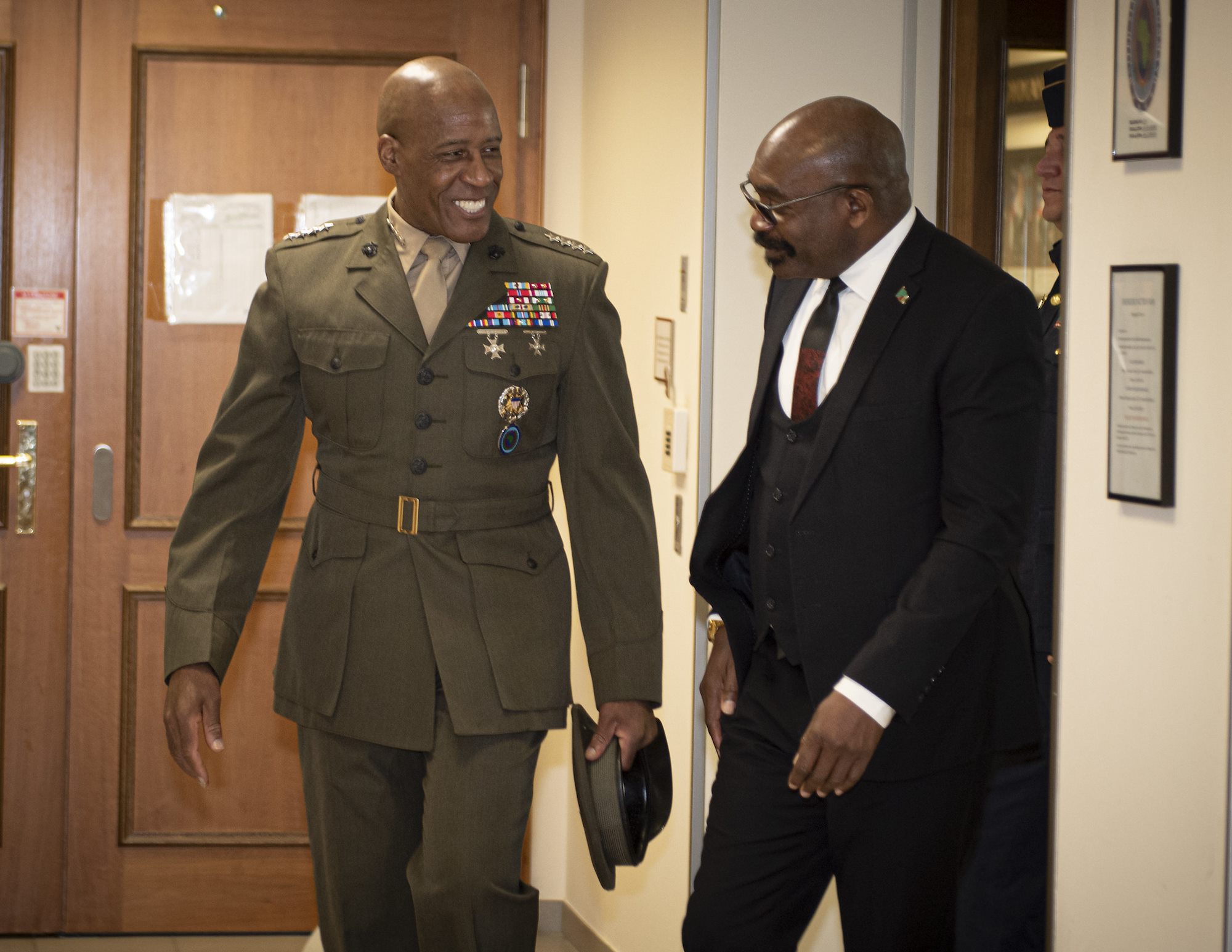 Zambia’s Minister of Defense visits AFRICOM Headquarters