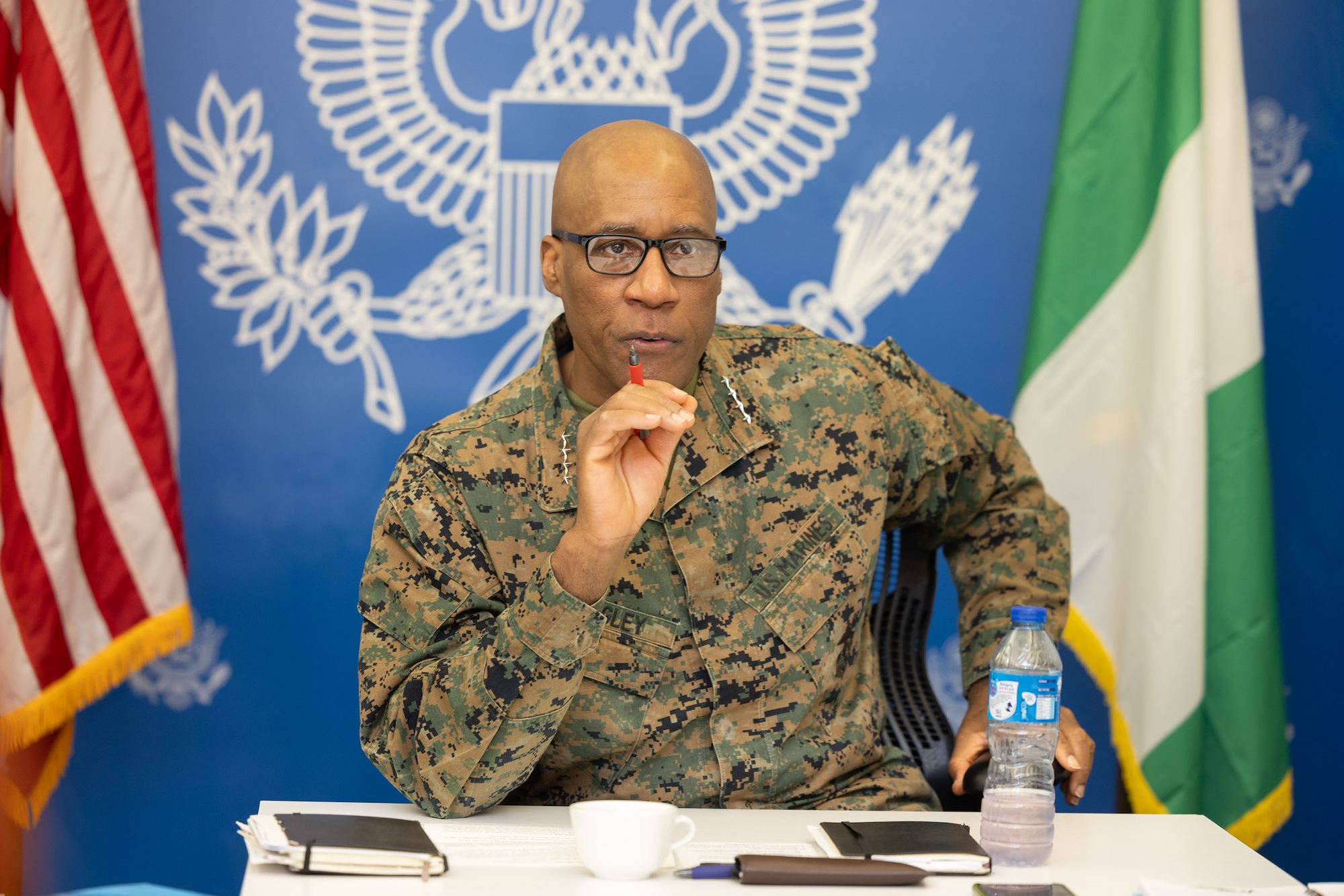 Gen. Langley and Sgt. Maj. Woods visit Nigeria 10-11 Jan 2024