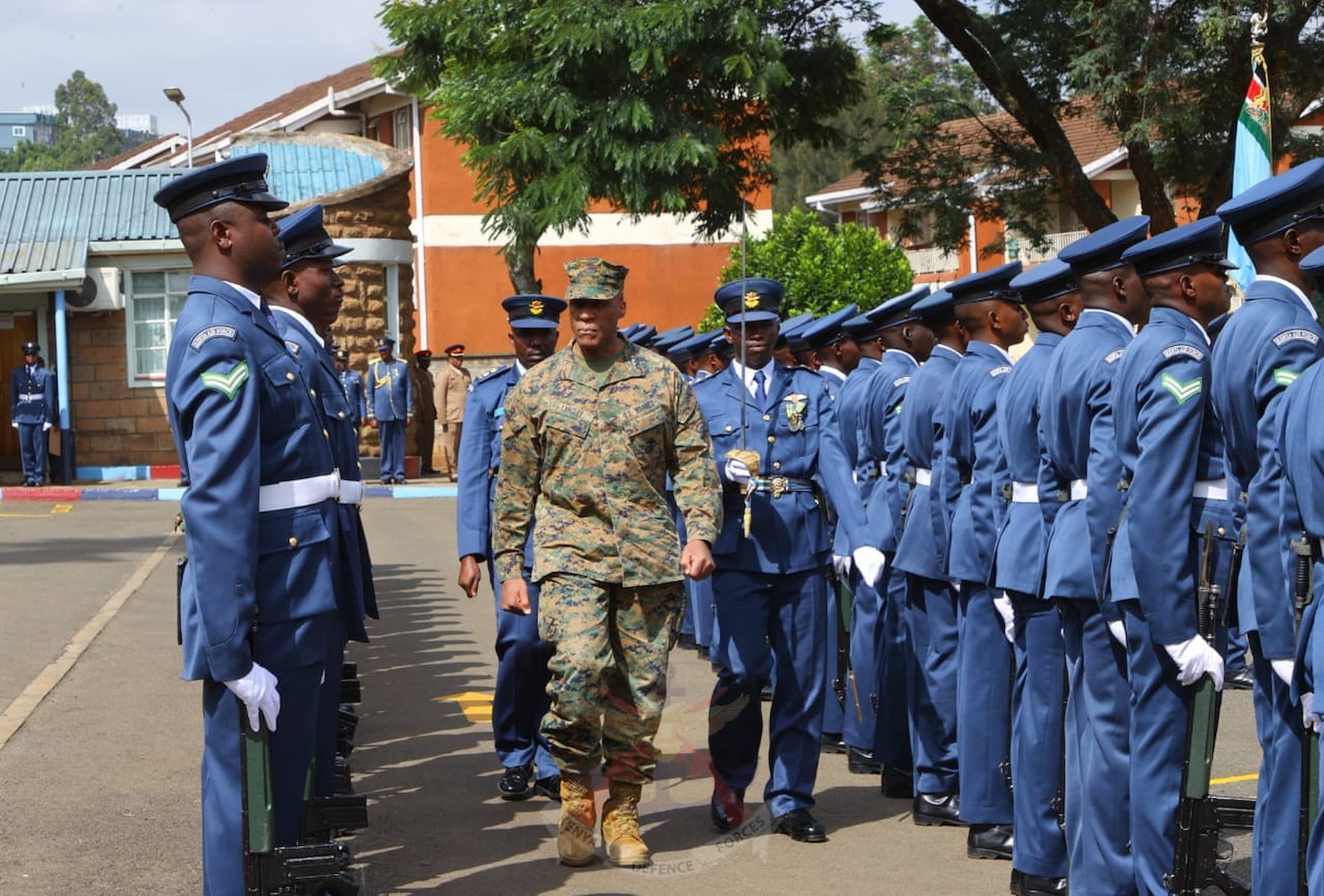 USAFRICOM Commander and Senior Enlisted Leader visit Kenya