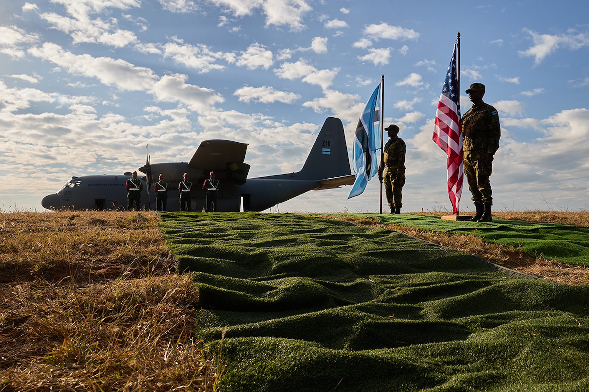 United States turns over C-130H to Botswana Defence Force 