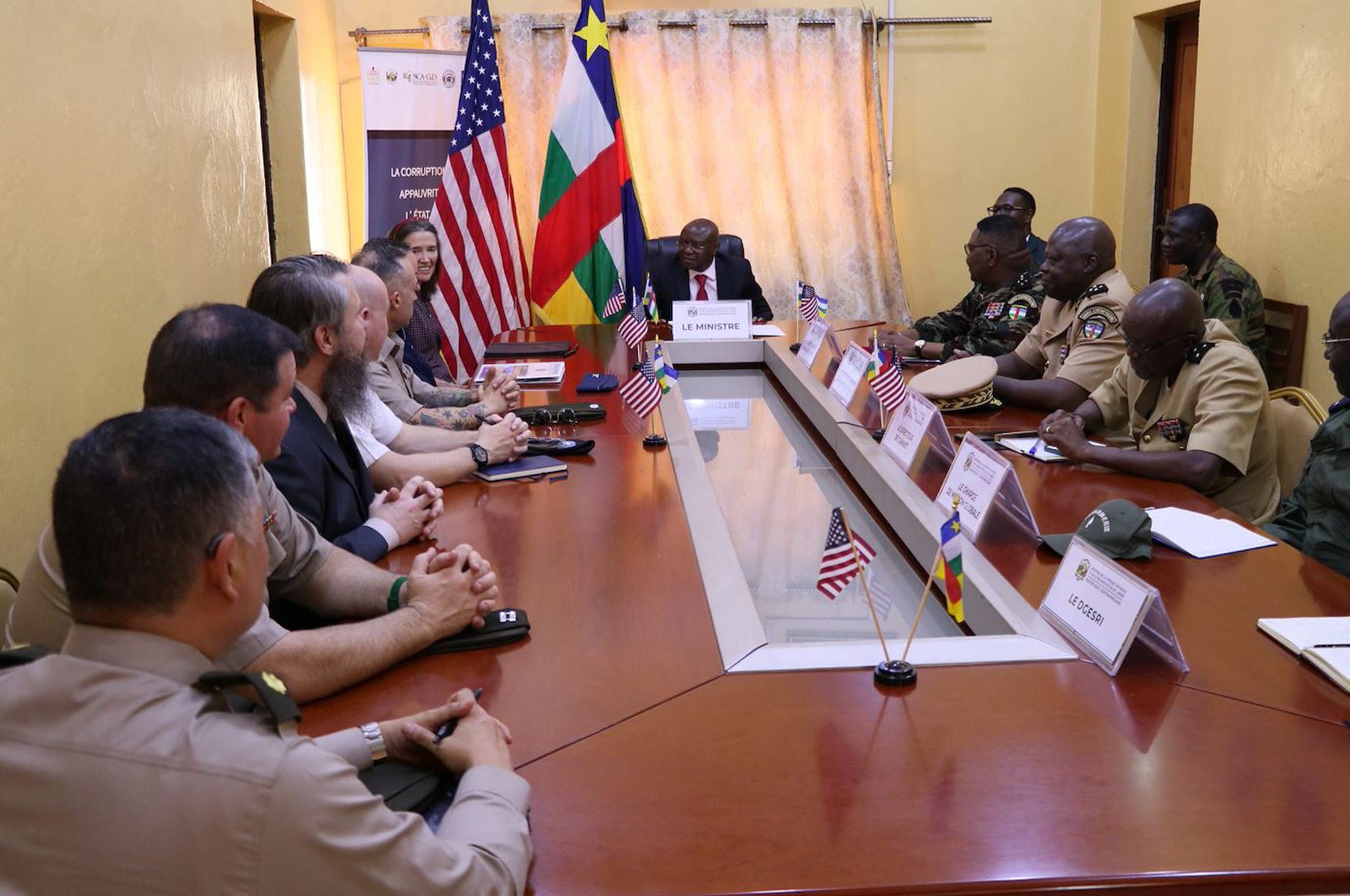 U.S. Africa Command Cultivates Partnership with Central African Republic through the role of the Inspector General and Legal Advisors 
