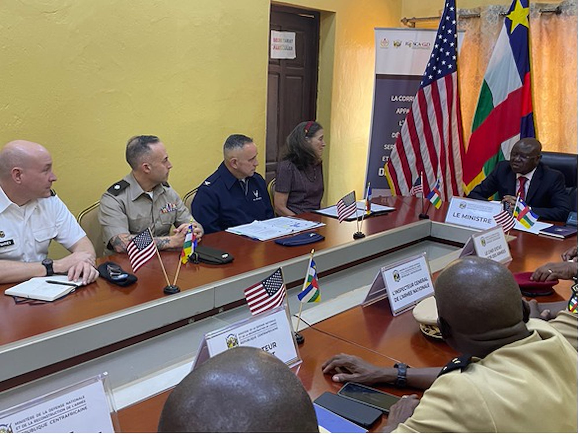 U.S. Africa Command Cultivates Partnership with Central African Republic through the role of the Inspector General and Legal Advisors 