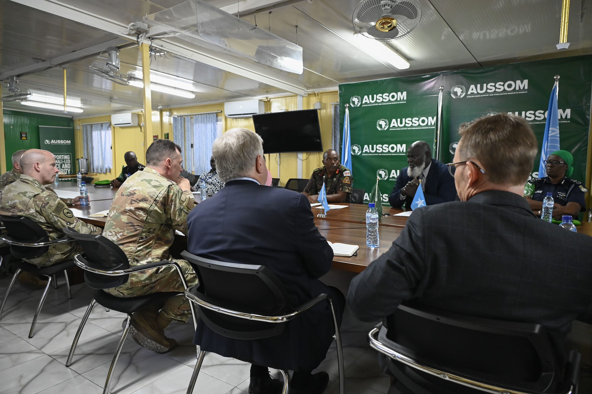 Gen. Dagvin Anderson meets with Ambassador El Hadji Ibrahima Diene “Boly” 