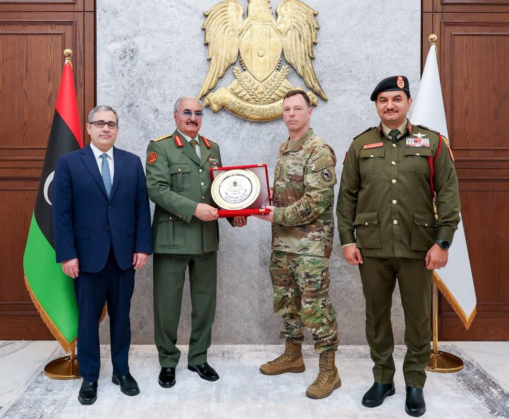 Gen. Dagvin Anderson Marks First Visit to Libya; Stresses Unity and Peace Among Leaders