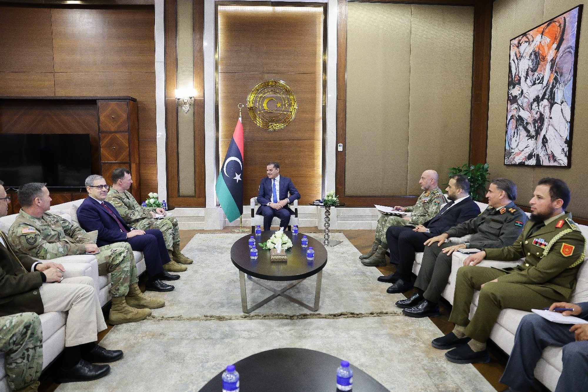 Gen. Dagvin Anderson Marks First Visit to Libya; Stresses Unity and Peace Among Leaders
