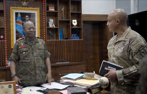 U.S. Africa Command cross-functional team visits Democratic Republic of the Congo