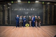 One Mission, United by Partnership, Established by Sacrifice – AFRICOM Commander, Command Senior Enlisted Leader Lead Wreath Laying Ceremony at African Union Headquarters