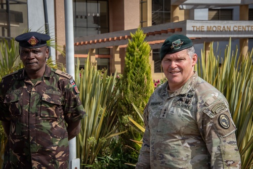 U.S. - Kenya relations continue in countering terrorism as AFRICOM Deputy Commander Visits KDF