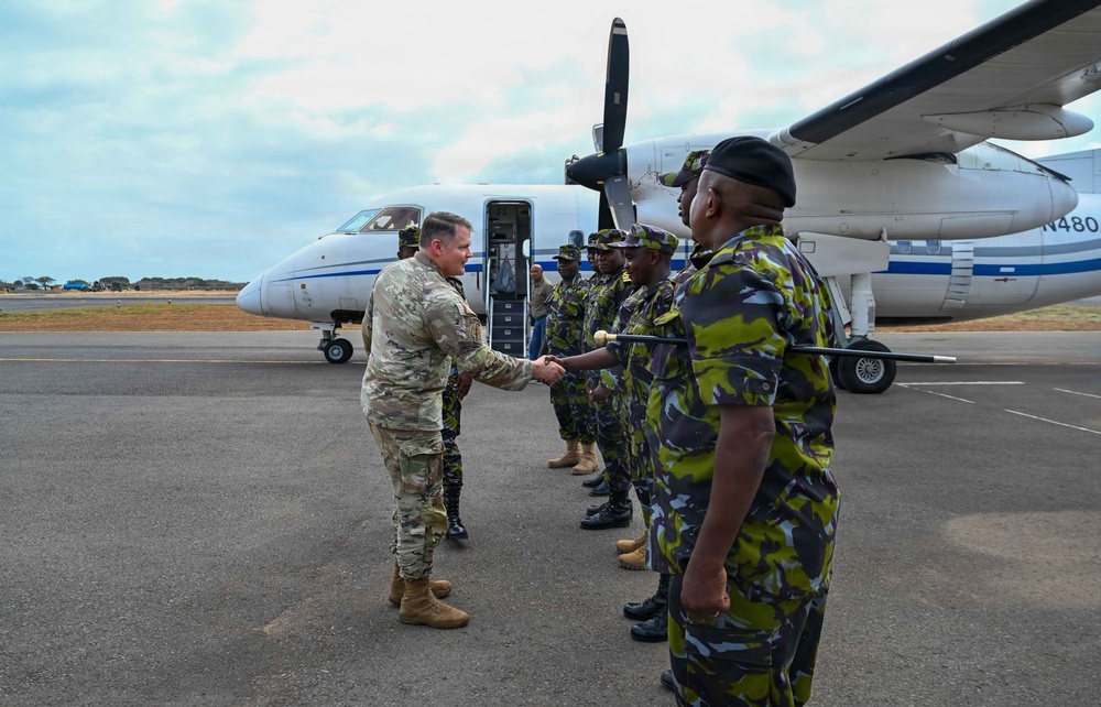 U.S. - Kenya relations continue in countering terrorism as AFRICOM Deputy Commander Visits KDF