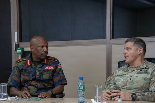U.S. - Kenya relations continue in countering terrorism as AFRICOM Deputy Commander Visits KDF