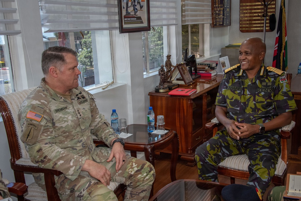 U.S. - Kenya relations continue in countering terrorism as AFRICOM Deputy Commander Visits KDF