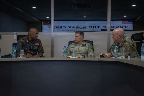 U.S. - Kenya relations continue in countering terrorism as AFRICOM Deputy Commander Visits KDF