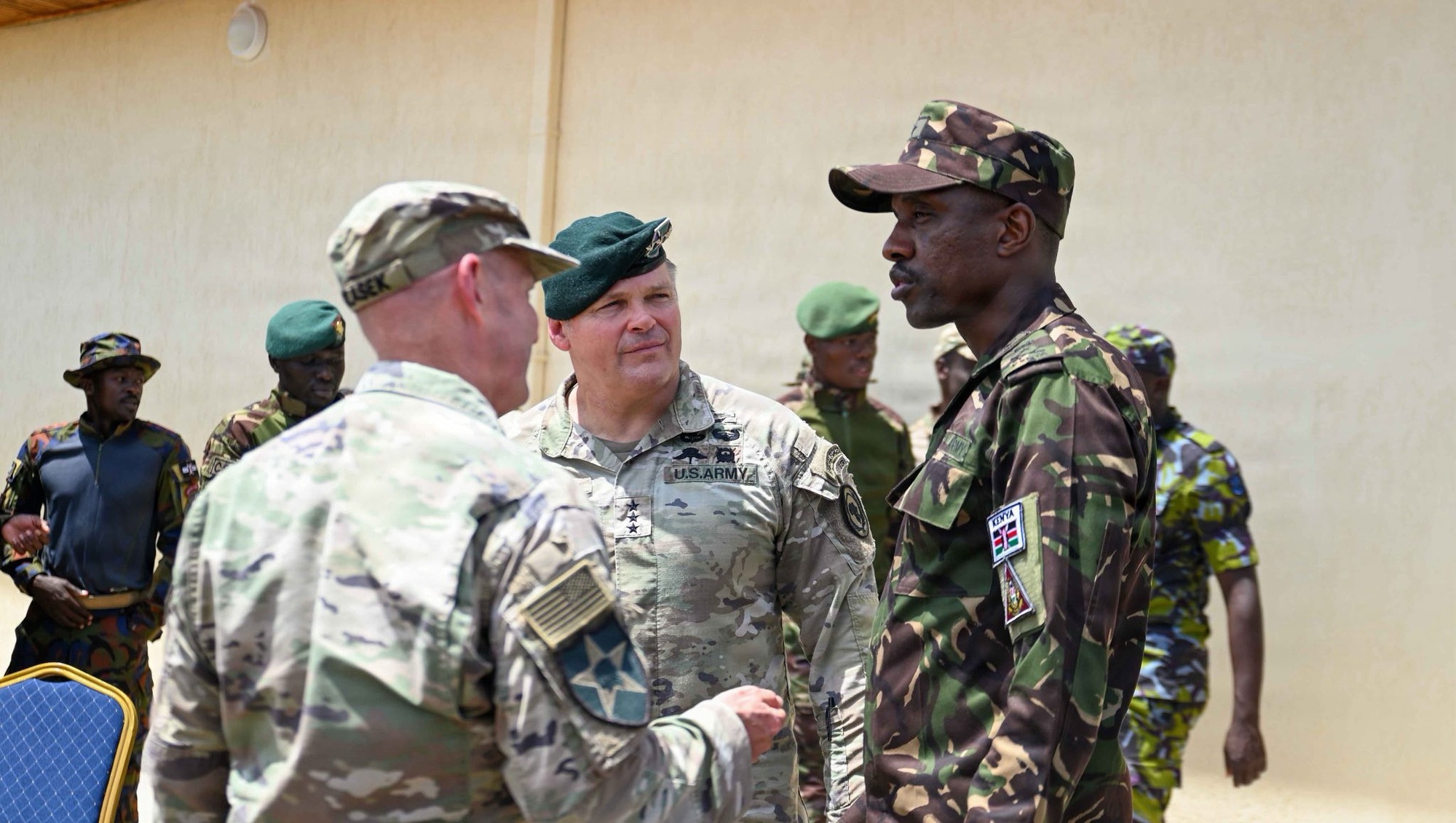 U.S. - Kenya relations continue in countering terrorism as AFRICOM Deputy Commander Visits KDF