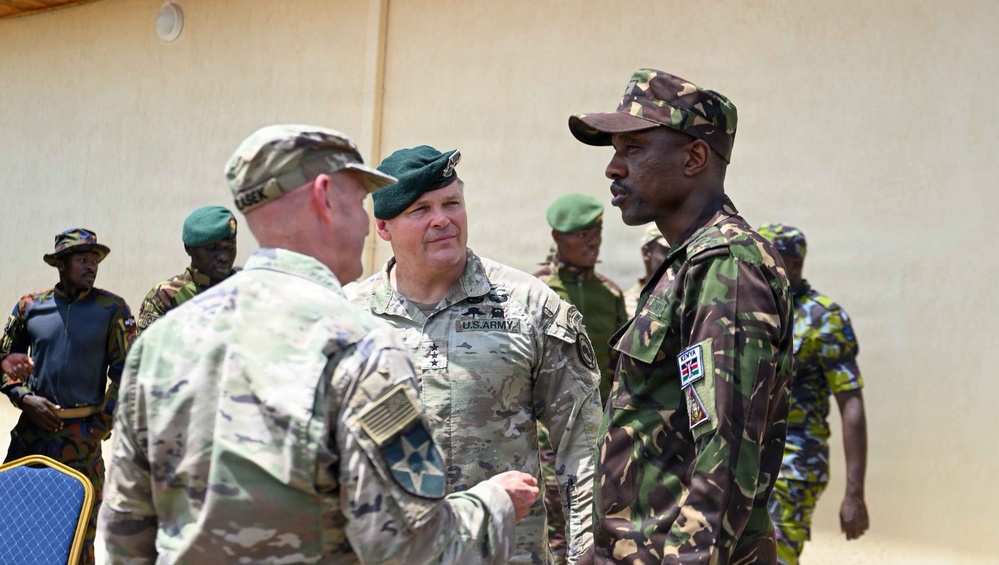U.S. - Kenya relations continue in countering terrorism as AFRICOM Deputy Commander Visits KDF