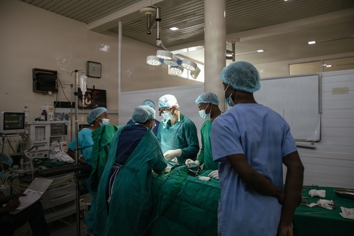 US Soldier performs surgery during the first-ever MEDREX in Tanzania as part of Justified Accord 2026