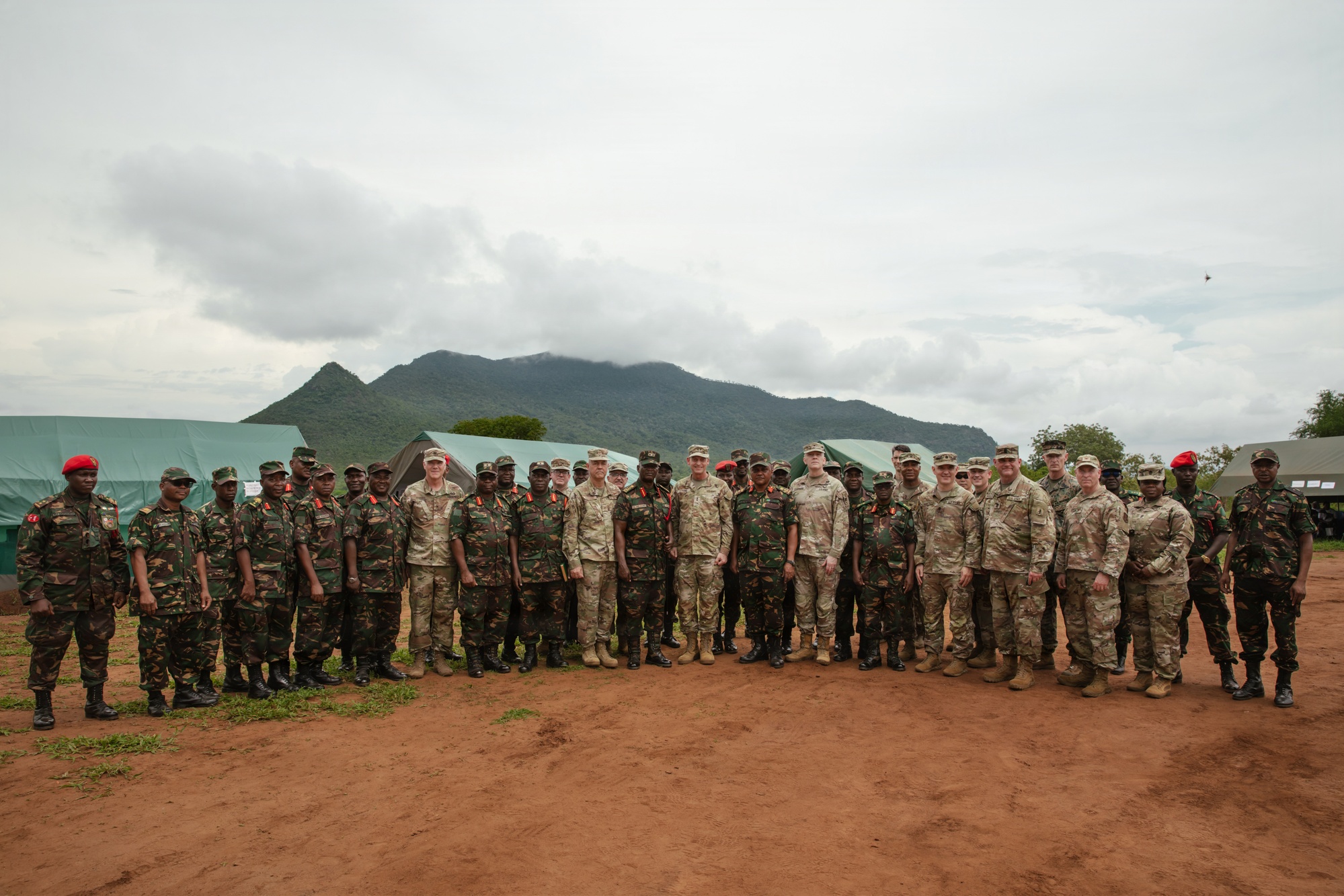 US, Tanzania senior military leaders visit Msata Military Training Base during JA26