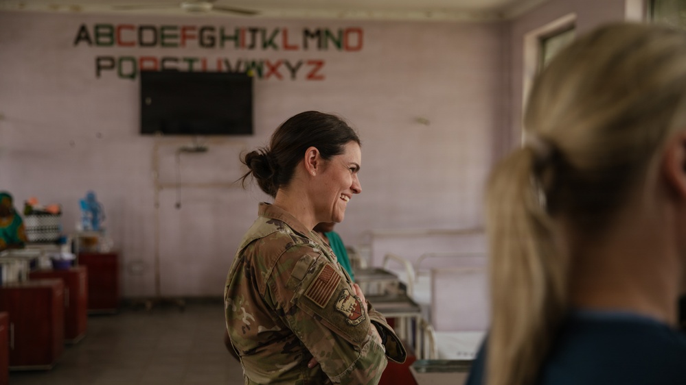 US, Tanzania military medical professionals visit pediatric patients during JA26